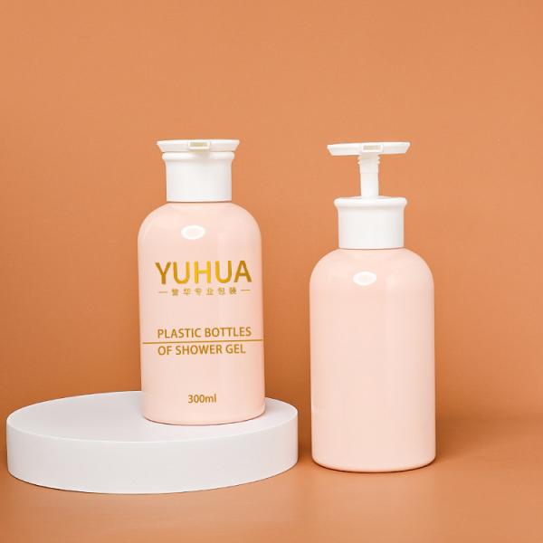 бутылка 360ml 12oz пластиковая круглая с насосом 28/410 лосьона