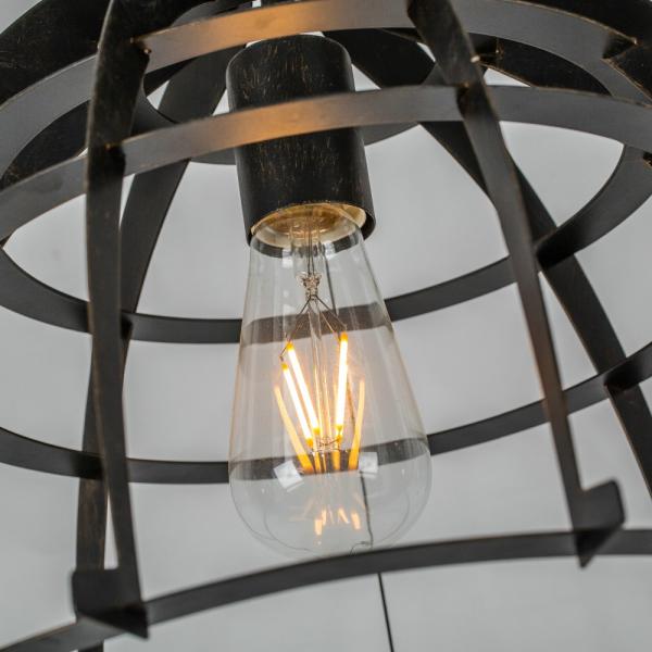 Black Metal Vintage Set Bar Industrial Pendant Lamp