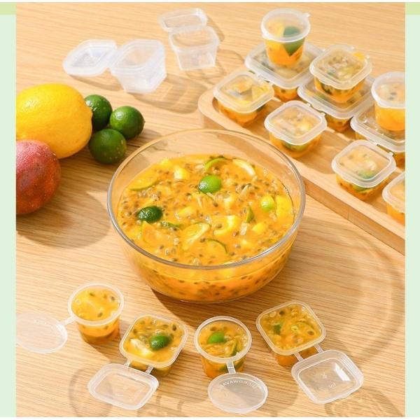 Disposable PP Sauce Cup Sealed Souce Cup Take out Round Plastic Cup for Return refunds