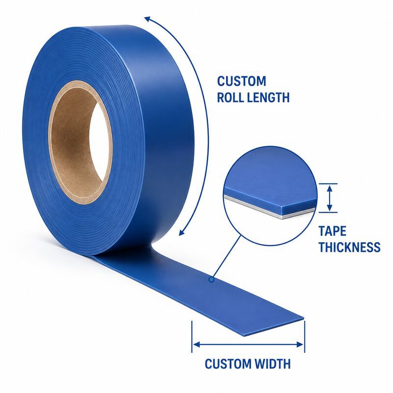 Metal Detectable PTFE Tape (X-Ray Detectable PTFE Tape / Metal Detectable Heat Sealer Tape / PTFE Aluminum Foil Tape) – For Food Packaging, Pharma Sealers & Foreign-Body Control