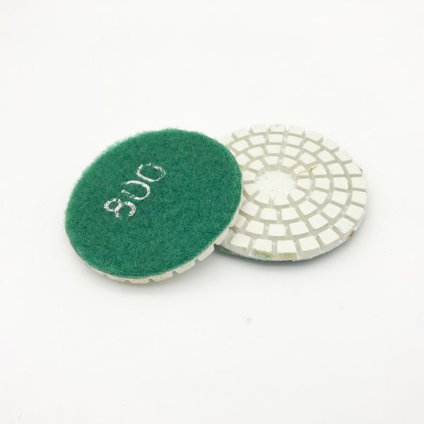 2 - 17 Inch Wet Resin Diamond Polishing Pads for Concrete and Terrazzo Floors