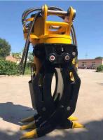 360 excavatrice hydraulique Grapples de Wood Grapple Attachment 800kg d'excavatrice de Dregree Roating