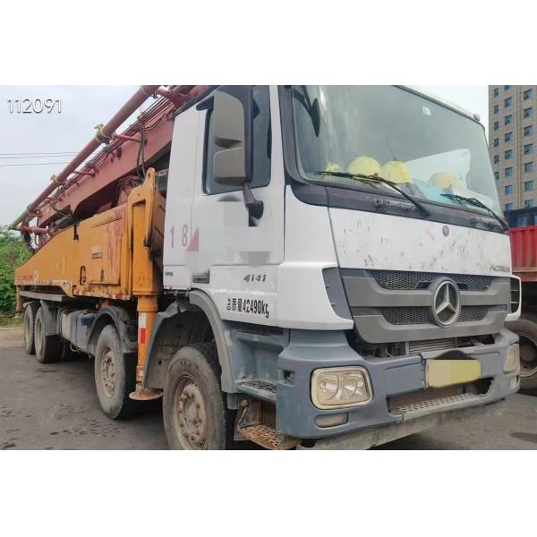 2016 Sany industria pesada camión de bombeo de hormigón diésel de 56m alcance vertical para alta fiabilidad de bombeo de flujo