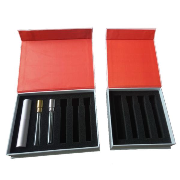 Eco Friendly Perfume Bottle Boxes , Gift Packaging Rigid Magnetic Boxes For Perfume Sets