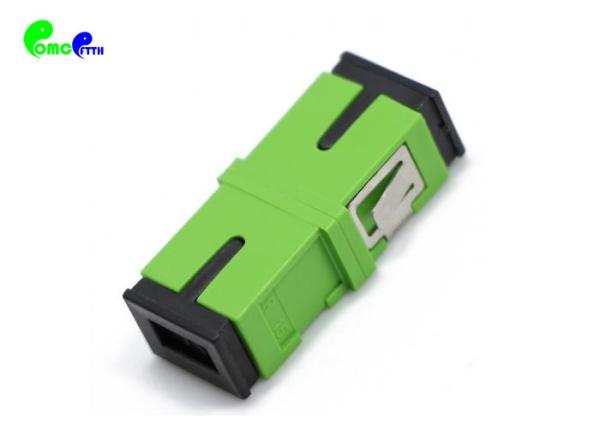 Optical Fiber Adapter High Performance SC SX SM Flangeless / Reduced Green Blue Color Plastic Adapters