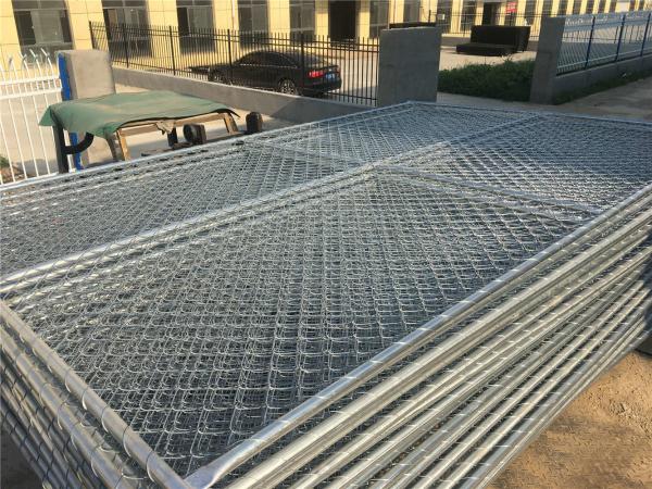chain link temporary construction fence panels 6FT X 10F Mesh 2 3/8  x 2 3/8 ( 60mm x 60mm ) x 12 gauge wire