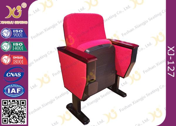 Short Back Auditorium Theater Seating With Tablet Hidden In Armrest