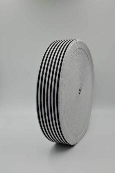 10cm 15cm 20cm 25cm Black White Knitted Elastic Band For Clothing