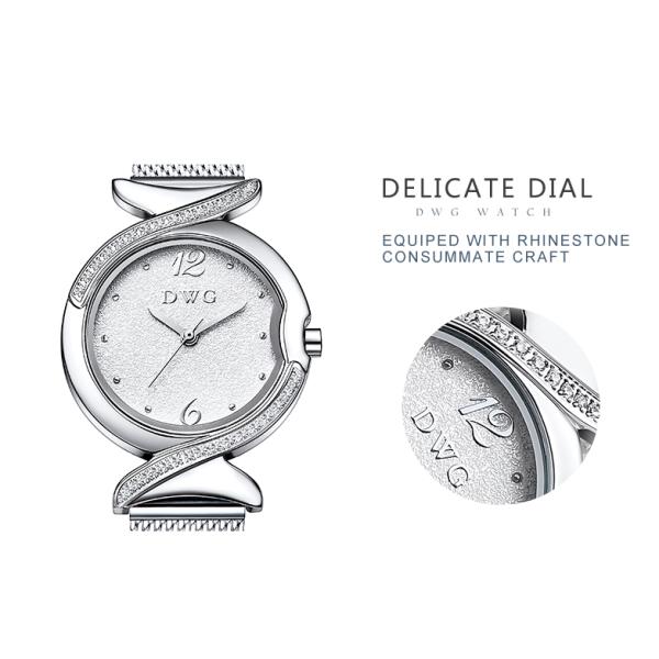 Ультра тонкий классический кварц наблюдает наручные часы роскошного Woen даты