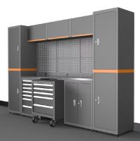 Workshop Garage Units Steel Large Combination Tool Cabinet Garage Workbench / Metal Furniture