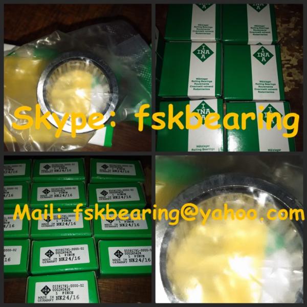 Light Duty NK24/16 INA Roller Bearing Radial Load with Steel Cage