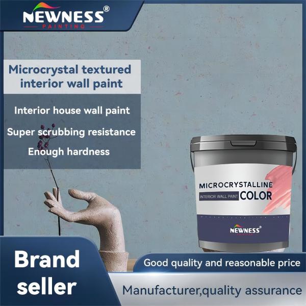 Tecnologia avançada de produção de pintura de parede metálica de ouro multicolor com acrílico