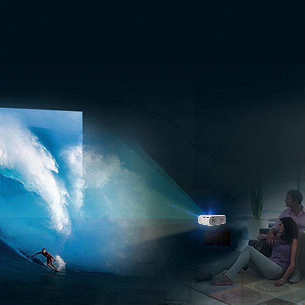 Multi экран СИД 60W интерфейсов отражая репроектор 1280*720 домашнего кинотеатра