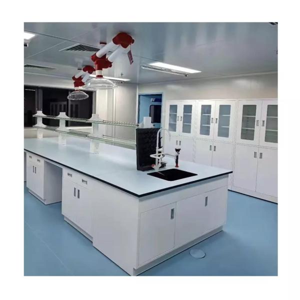 Bancada dental de madeira de aço dental do laboratório dos bancos de laboratório da ciência biológica