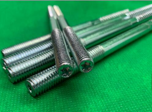 Double End Head Wood Thread Hanger Bolt Plating Zinc Grade 4.8 ISO 7045