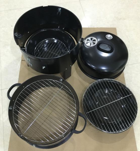 Metal tipo aço laminado a frio 3 em 1 máquina de churrasco de carvão