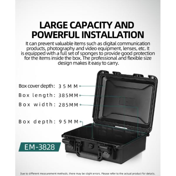 Heavy Duty IP67 Waterproof Tool Storage Case with Custom Logo