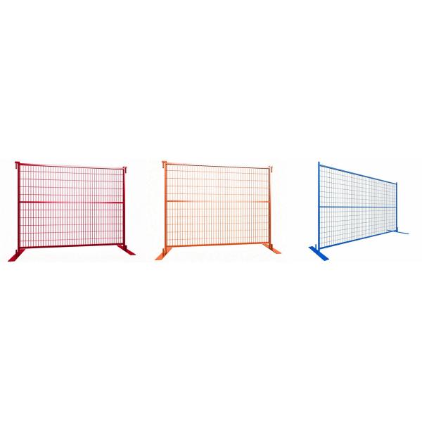 4.0mm Wire Diameter Welded PVC Coated Portable Temporary Fence for Canada Market Sale