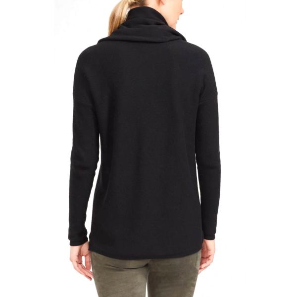 WOMEN'S 60% cotton/20% viscose/15% nylon/5% cashmere KNITTED SWEATER