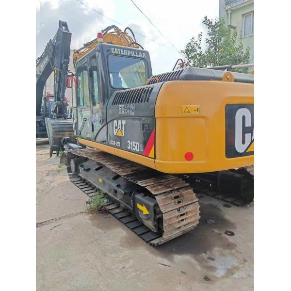 Excavatrice CAT 315D d'occasion avec un excellent rapport qualité-prix, moteur d'origine, préférée pour les travaux de construction.