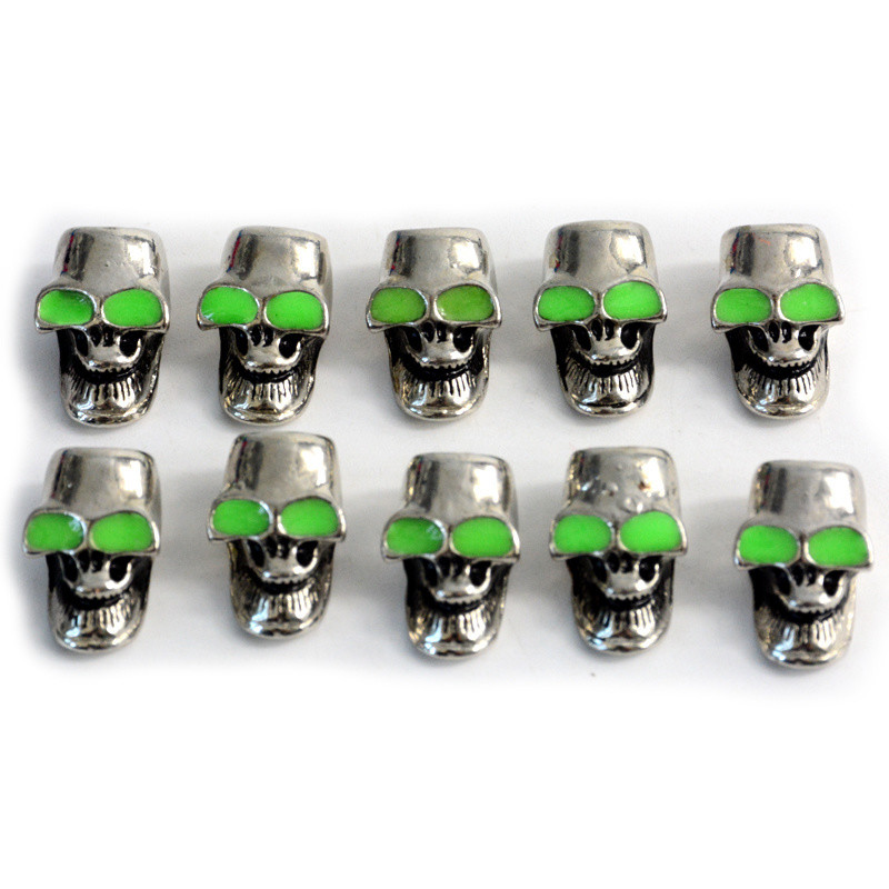 Paracord Bracelet Charm Beads Metal Skull Beads for Your Customer Satisfaction