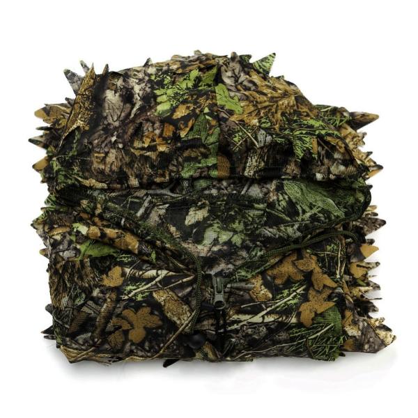 Полесье полиэстера камуфлирует костюмы лист кнопки 3D костюма Ghillie на открытом воздухе