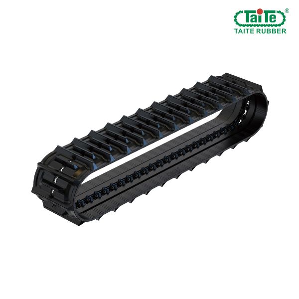 Black Rubber Kubota Replacement Tracks , Flexible Harvester Rubber Tracks KB350x90x58 for Kubota