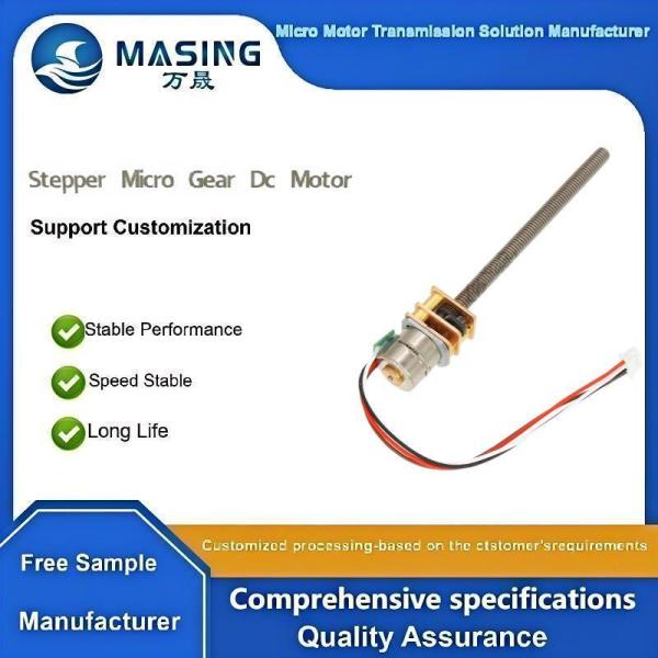10 mm Mini motor paso a paso con engranajes GM12-10BY DC Gear Micro motor paso a paso para la robótica Impresoras 3D y equipos de precisión