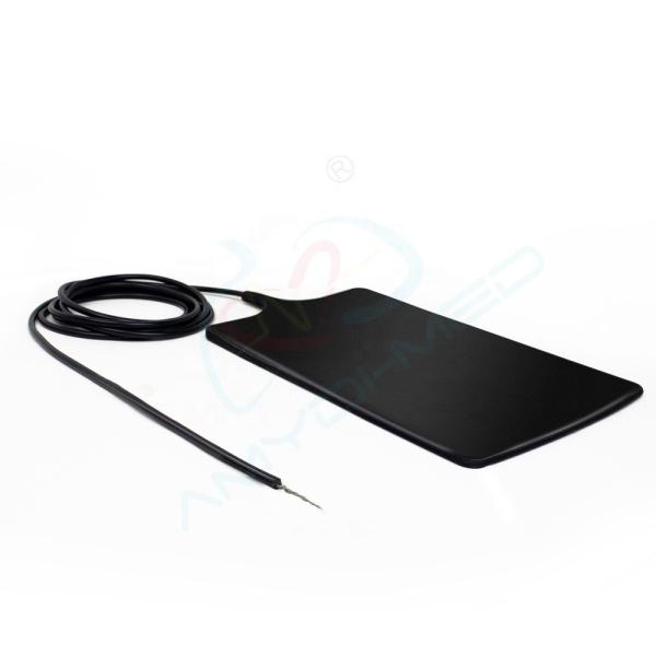 Medical Black Reusable Grounding Pad ESU Plate Surgical Protection For Clinic