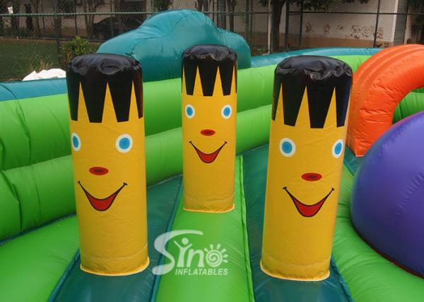 25'x18' indoor big tiger inflatable toddler bouncy castle made of lead free material for family backyards