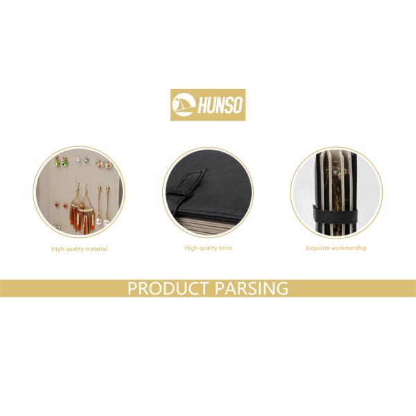 PU StockElegant Jewelry Organizer Box Dispaly Easy Carry Book Box