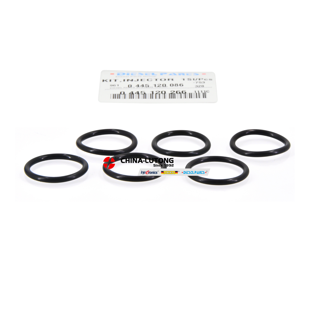 Common Rail Injector Kit 0 445 120 086  Diesel Injector Kit  0445120086  for Weichai WP10 WP12 Heavy Truck Engine