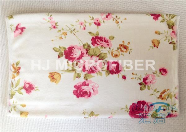 30 x pano de limpeza impresso 30cm de Microfiber com flor, poliamida de 20%