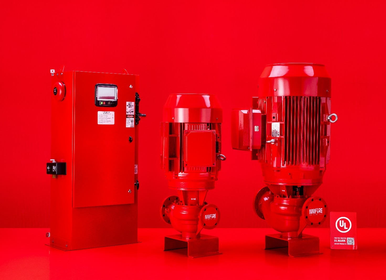 VIF80/20 UL Listed Vertical Inline Fire Pump 250–500 GPM Designed For NFPA 20 Fire Protection Systems