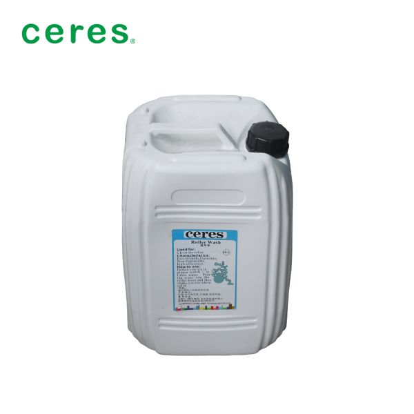 Water based Roller Wash for strong fast cleaning of rubber blankets and rollers with environmentally friendly formula