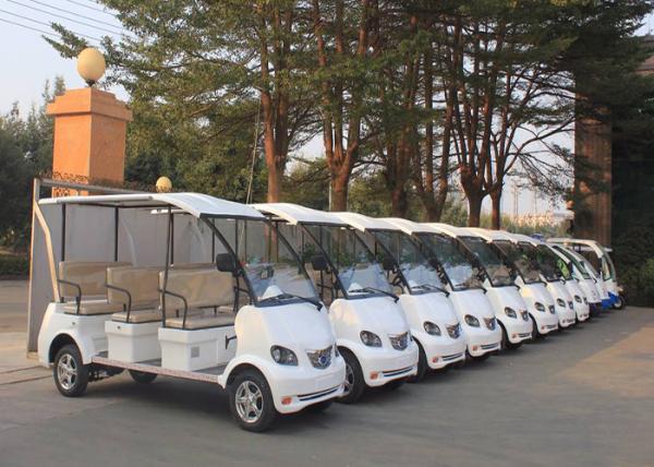 8 Seater Electric Sightseeing Bus For Hotel / Club / Airports Public Transportation