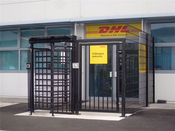 Анти- корозия вращаясь полная дверь турникета высоты с покрытием порошка