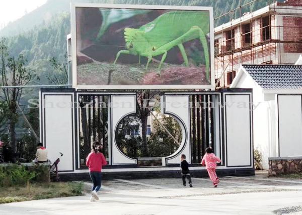 6500 Nits Outdoor Advertising LED Display Nationstar Encapsulation With 1024*768 Cabinet