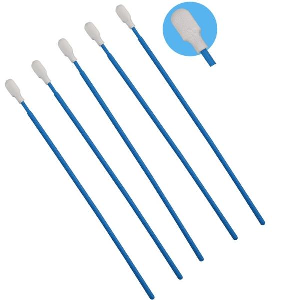 6.5 Lint Free Long Handle Polyester Swabs Cleanroom Paddle Dacron Cleaning