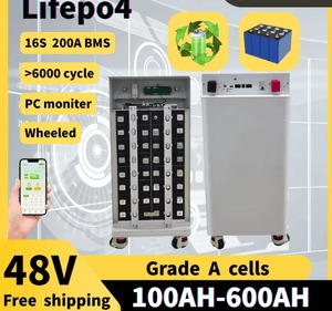 51.2V Lithium Battery Pack with LCD Display for Solar Energy