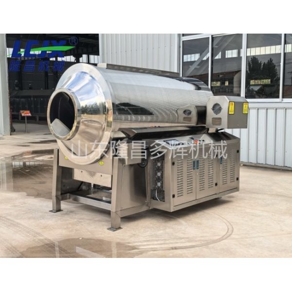 Stainless Steel Drum Roaster Chili Powder Cocoa Powder Flour Roasting Equipment