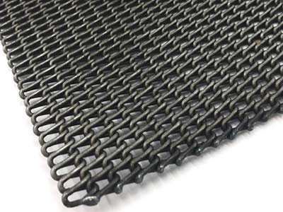 Rolled Baking Stainless Steel Flat Wire Conveyor Belt / Chain Driven Conveyor