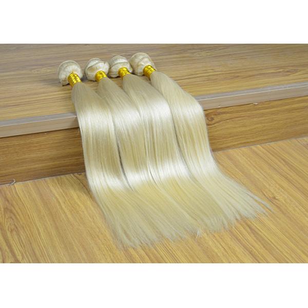 Color 613# 20 inch Grade 6A Virgin Hair 100 Russian Hair Weaving