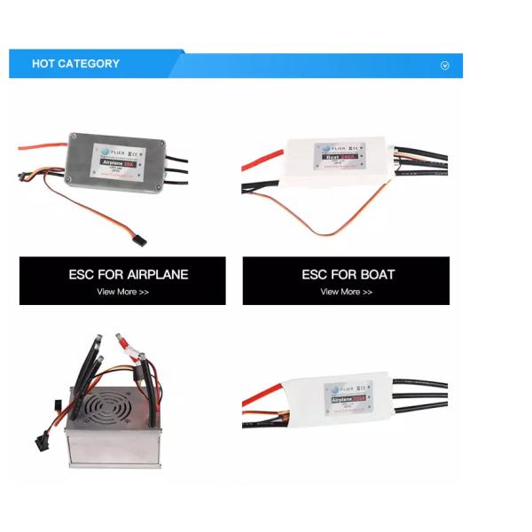 OPTO 100A Mosfet RC Car ESC HV 16S USB Link Programm Supporting Fan Heat Sink