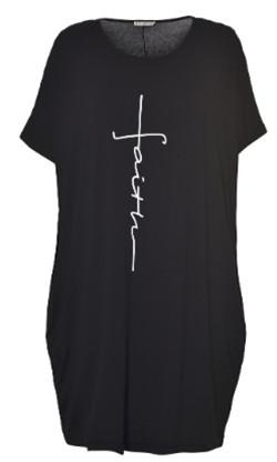 Soft Women's Plus Size Blouses-Oversize Shirts With Printed Logo
