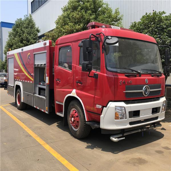 4X2 EURO 3 DONGFENG 8000 LITROS RHD LHD Caminhão-tanque de bombeiros Caminhão de combate a incêndios