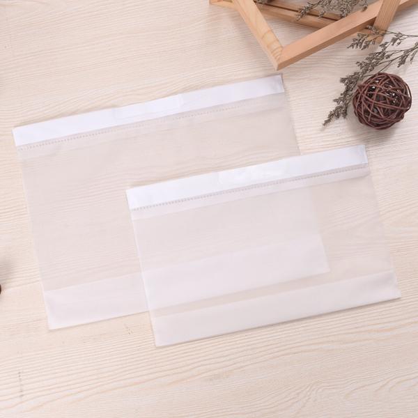 Promotion hanging waterproof drawstring compostable Beam Mouth PE Plastic Clothes Drawstring Shopping Bags