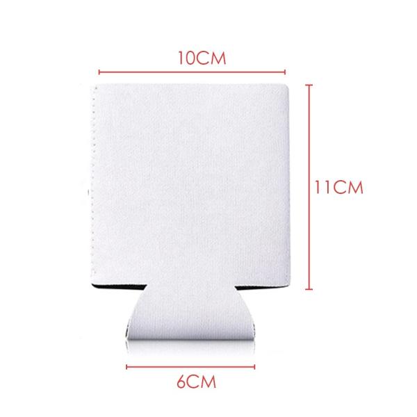 La sublimation personnalisée peut coozies écologique Neoprène Sublimation Blancs