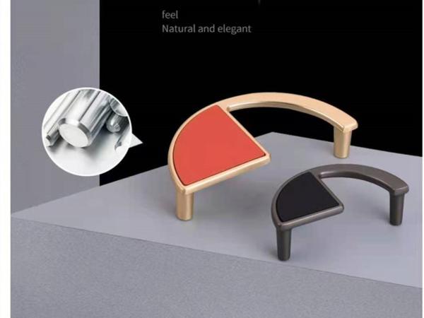 2pcs free shipping Sweden Style Furniture Handle  Kitchen CLeather  Pulls cupboard brown leather handle