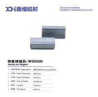 Magnéte permanent de ferrite à frittage pour moteur universel certifié ISO9001 W2010D